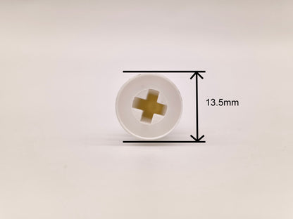 NDAL Compact Light-Duty Nylon Drywall Anchors, Self-Drilling Plasterboard & Foam Fasteners, Fits #6&8 Screws, (Anchors Only)