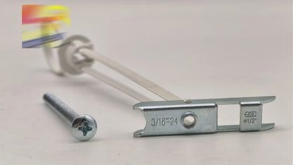 CS316 Heavy Duty Strap Toggle Bolt, 3/16"-24 x 2-1/2" Screw, 1/2" Drill Bit, 136-920 LB Load MagicToggles, Hollow Wall Anchor for Drywall & Block, TV Mount, Cabinet, Shelf